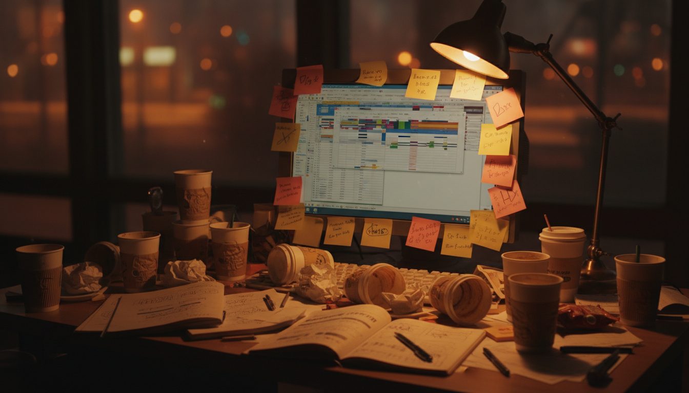 Безлад у відділі продажів до впровадження CRM — нотатки, Excel, втрачені ліди