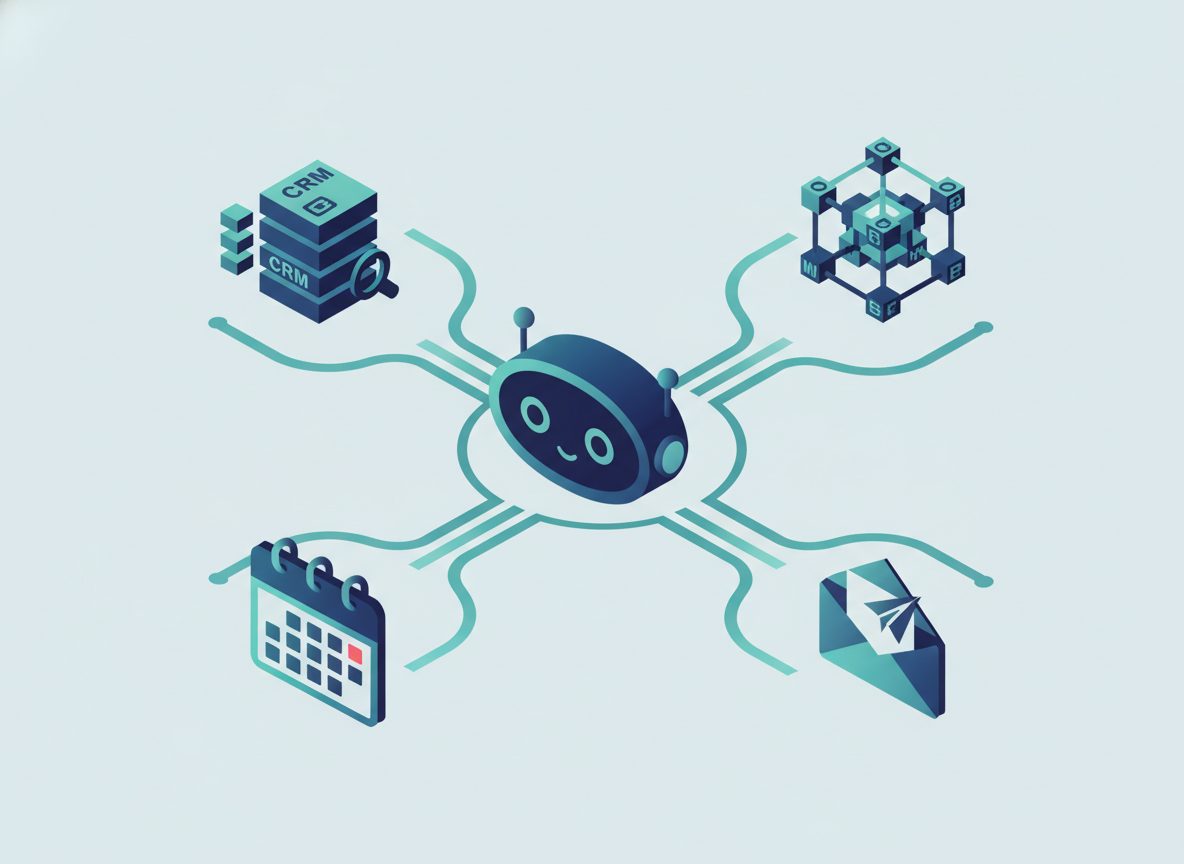 AI-чатбот інтегрується з CRM, ERP, календарем і поштою — синхронізація в реальному часі