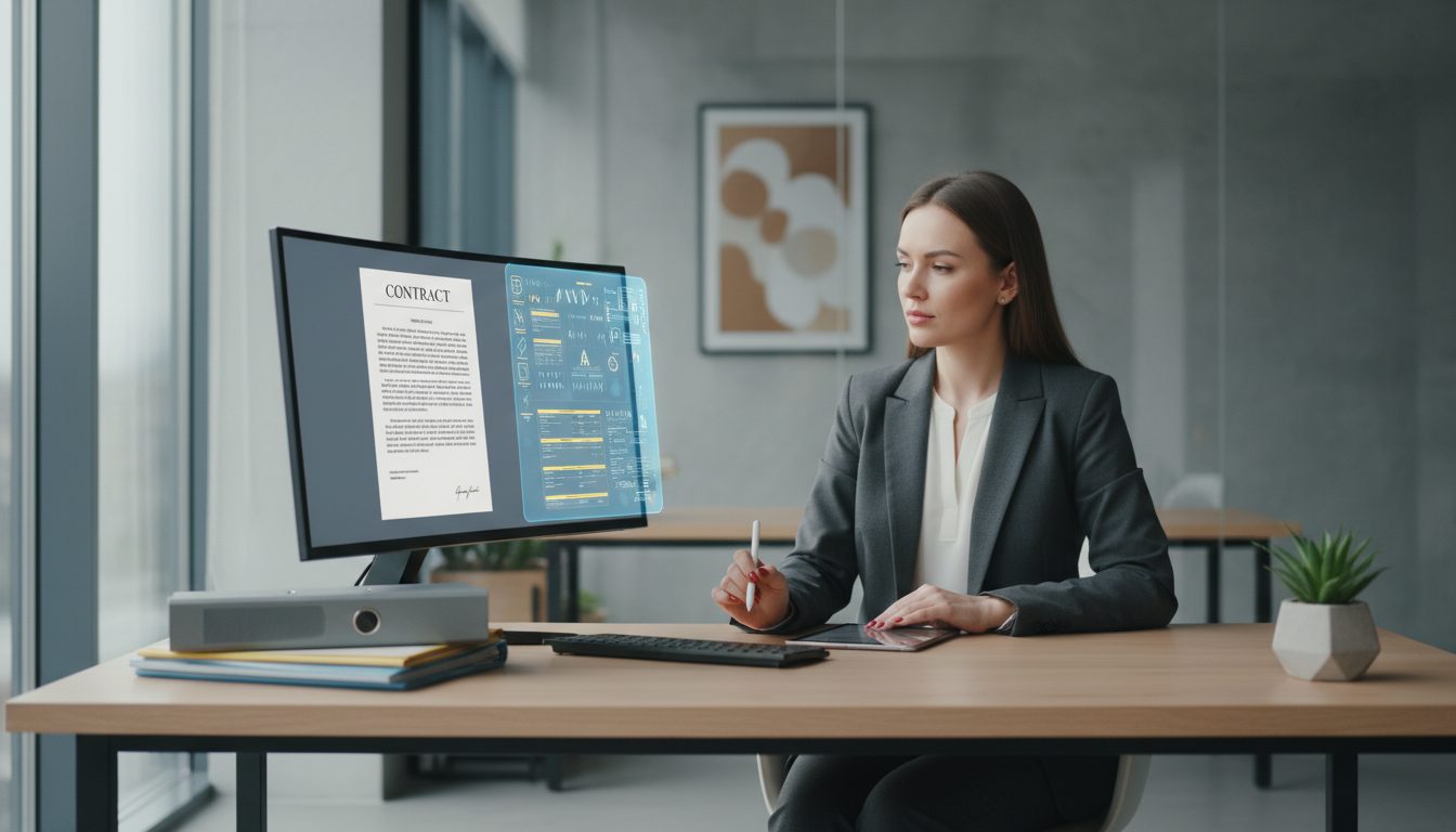 Автоматизація документообігу — AI генерує договори, OCR, e-підпис Vchasno, audit-trail